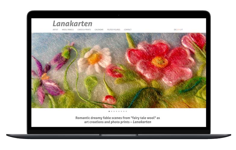 Corporate Website Lanakarten Home